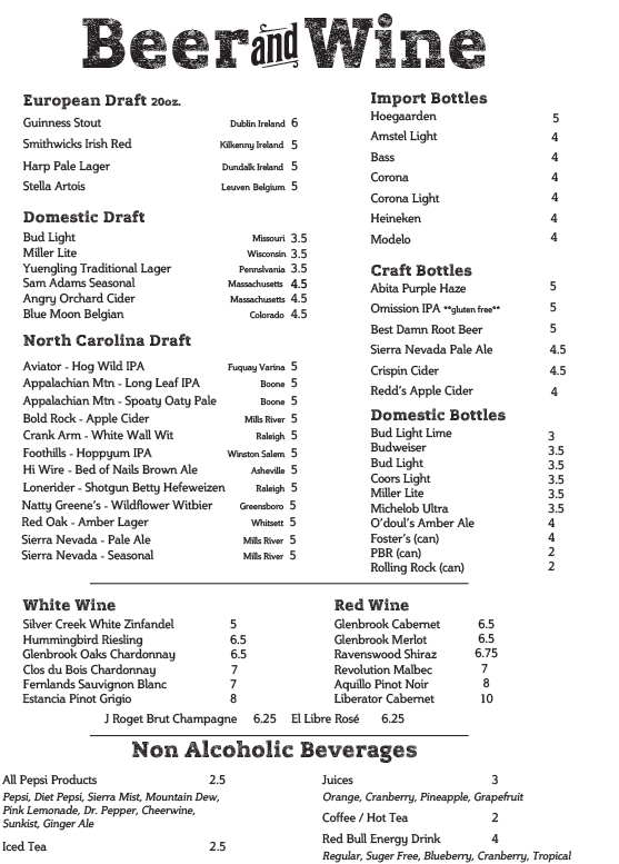 Hibernian Irish Pub & Restaurant Menu Hibernian Pub